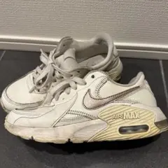 NIKE W AIR MAX EXCEE LEA 23.0レザー　ピンクロゴ