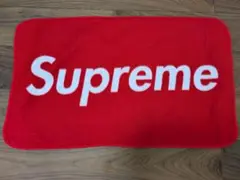 Supreme フリースブランケット 赤