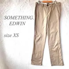 SOMETHING.EDWIN チノパン XS ベージュ カジュアル 369