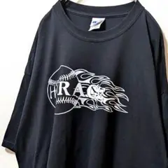 ギルダン ホットレイジ スクラッピー4 ロゴ Tシャツ ブラック黒 XL古着