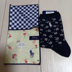 【新品】Polo Ralph Lauren★ ソックス とハンカチセット