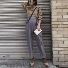 AMERI LEATHER SUSPENDER PANTS 最終値下げ