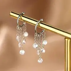 韓国 ピアス ノンホールピアス Silver925