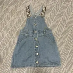 kate spade ジャンバースカート ライトブルー　デニム