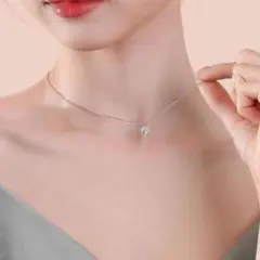 新品・未使用品✨レディースネックレス　約45㎝　シルバー