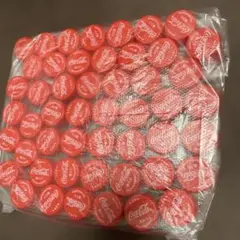 ペットボトルキャップ　赤50個