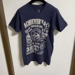 Tシャツ　紺　achievers＆co  Mサイズ