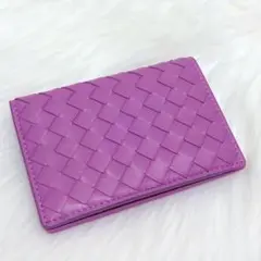 ボッテガヴェネタ パスケース イントレチャート カードケース ピンク