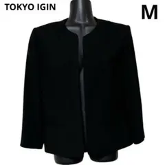 トウキョウイギン/ノーカラージャケット/9AR/M/ブラック/シンプル
