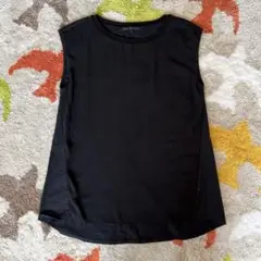 アナイANAYI レースノースリーブトップス　黒