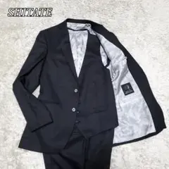 極美品✨SHITATE　スーツ　スリーピース　タータンチェック　フェザー柄