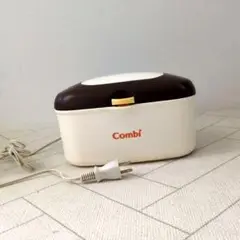 Combi おしりふきウォーマー ホワイト/ブラウン