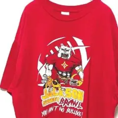 PORT Tシャツ JACKSON レッド 赤 XL 古着
