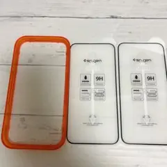 ガラスフィルム iPhone 14 Pro Max 用 ガイド枠付き 2枚入