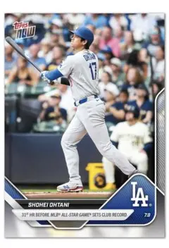 Shohei Ohtani Topps Now カード 31本目