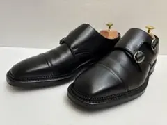 【美品】リーガル ダブルモンク ブラック 25.0