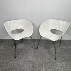 【2脚セット】★vitra★ヴィトラ★Tom Vac/トムバック★ホワイト vitra／ヴィトラ／Tom Vac／トムバック／チェア／ホワイト／白