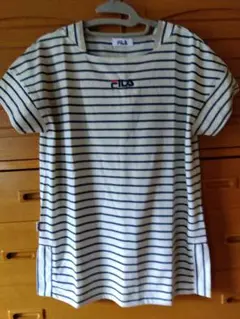 FILA ストライプ 半袖チュニック新品