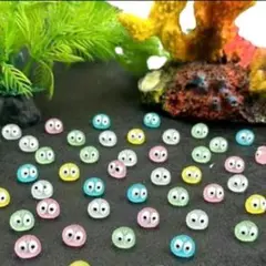 光るくろすけ (カラフル)　20体　蓄光フィギュア ジブリ となりのトトロ