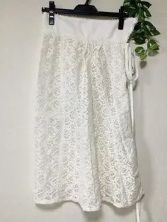 巻きスカート　レース