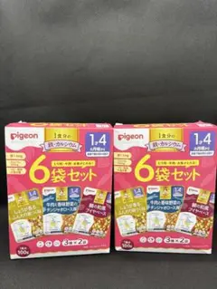 専用出品　ピジョン 食育レシピ鉄Ca 100g×6袋　2セット