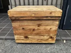アンティーク　レトロ　茶箱　道具箱