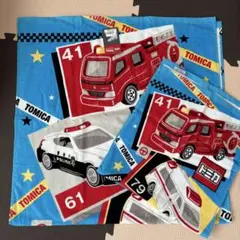 TOMICA タオルセット 消防車 パトカー
