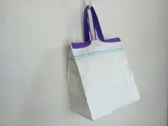 ハンドメイド　サブバッグ　エコバッグ　土嚢袋　リメイク