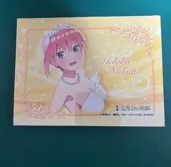 五等分の花嫁　プライズ　キャンバスボード　中野一花