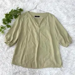 Le soukのスキッパーブラウス　5分袖