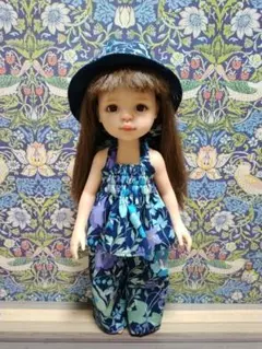P6番　パオラドール　パオラレイナ　服　シャーリングブラウスパンツ　ハット