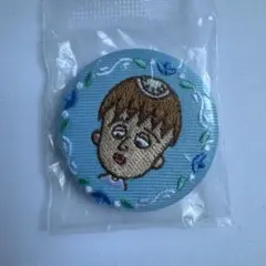 コジコジ　刺繍缶バッジ　ジョニー