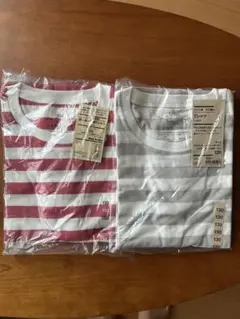 MUJI ボーダーTシャツ 130サイズ 2枚セット