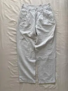 GOOD ROOM ツータックリネンパンツ 実寸M程度 レギュラー古着