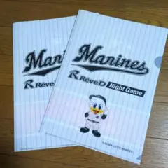 クリアファイル　千葉ロッテマリーンズ