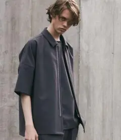 【ATTACHMENT × WYM】MINIMAL ZIP BOX SHIRT
