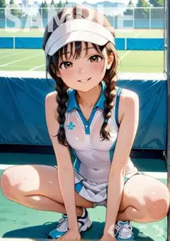 スポーツ女子 美尻 美少女 可愛い イラスト A4ポスター FR00358