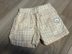 バースデイ mikkoコラボ チェック柄ハーフパンツ 80cm ムース