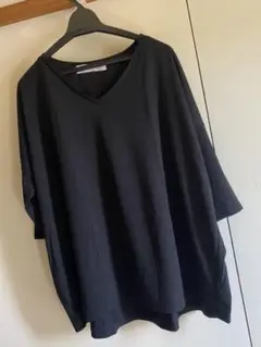 カットソー トップス八分袖　チュニック