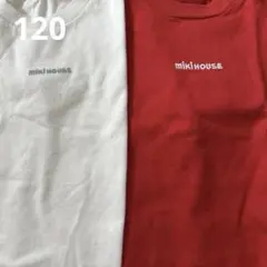 mikiHOUSE Tシャツ ホワイト レッド セット