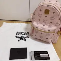 MCM リュック パウダーピンク ミニサイズ