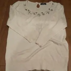 トップス　DUKE　ピンクニット風