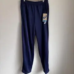 【新品】アシックス トレーニングパンツ ネイビーL