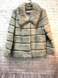 美品 LittleNewYork リトルニューヨーク ラビットファー ジャケット