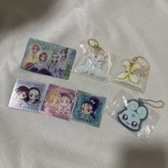 ふたりはプリキュア スプラッシュスター カード ステッカー キーホルダー セット