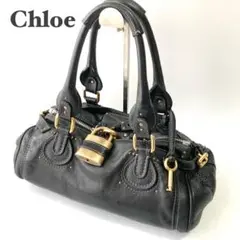 美品✨Chloe クロエ ハンドバッグ レザー パディントン ブラック