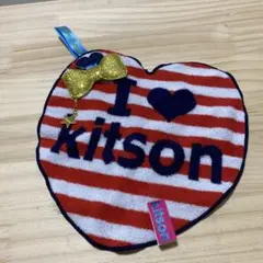 kitson ハート型ループ付タオル