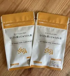 酪酸菌と乳酸菌のサプリ 60粒×2袋