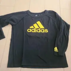 adidas 長袖Tシャツ 黒/黄