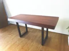 一枚板（ニレ/楡）　カウンターテーブル　ダイニング　W1500　美品